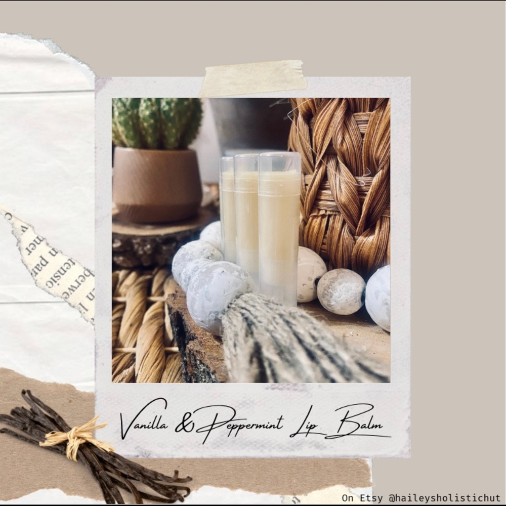 Vanilla & Peppermint Lip Balm 2 pack